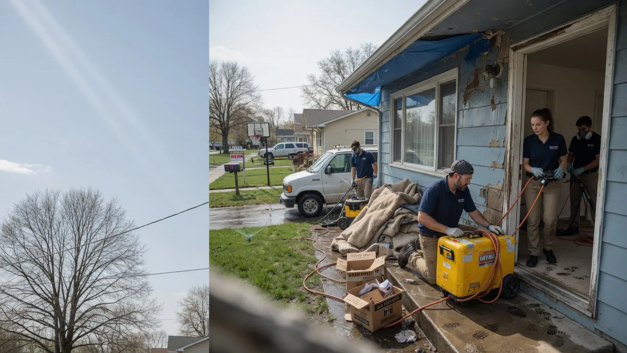 Basement Flood Cleanup in Mullinville, KS near me